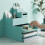 (A, Incanus) Document for Case Desktop Plastic Storage Box Holder Rack Home Table Drawer Box 4