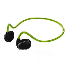 (Green) Air Conduction Earphones HiFi Stereo Sound Open Headphones Neck Mounted Bluetooth-compatible 5.3