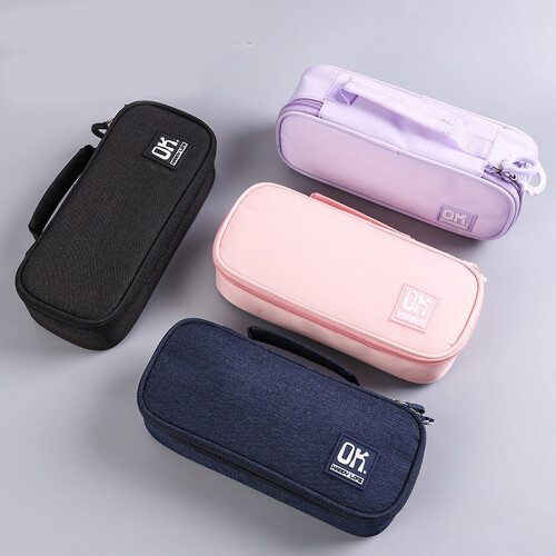 (Black) Durable Pen for Case Pouch Big Capacity Home School Office Organizer for Work St 1
