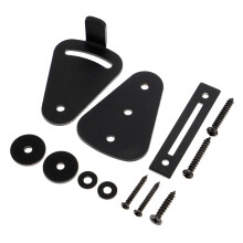 Barn Door Lock for Indoor Wooden Sliding Doors, Durable Metal Privacy Latch, Easy Slide Operation