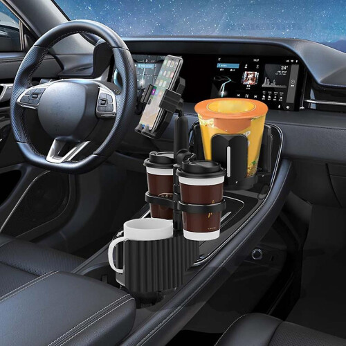 (Green) Cup Holder Expander Mount Stand Phone Support Bracket Auto Drink Bottle Bracket 1