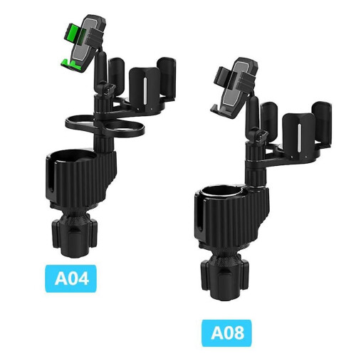 (Gray) Cup Holder Expander Mount Stand Phone Support Bracket Auto Drink Bottle Bracket 2