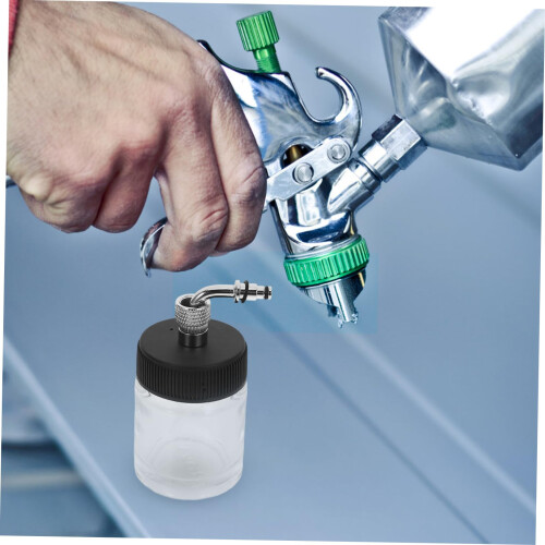 22cc Airbrush Glass Bottle Replacement Cup with Durable Glass Construction and Precise Paint Control for Models and Crafts 1