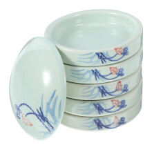 Stackable Ceramic Watercolor Palette with Multi Wells Durable Porcelain Mixing Tray for Artists