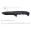 Emergency Survival Kit with Durable Full‑Tang Knife, Waterproof LED Flashlight, Tactical Bug Out Backpack (Black) 3