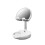 (White) Mini Foldable Cell Phone Desktop Stand Multi-angle Cute Beauty Mirror Bracket 1