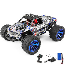 144018 RC Car 1/14 Scale 4WD Off Road Truck 35KM/H Speed 390 Motor with Rechargeable Battery