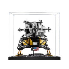Display Case for  10266 Lunar Module, Clear Dustproof Acrylic Box, UltraThin 2mm Custom Fit