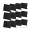 (Black) Chalkboards 12 Pack Rustic Mini Chalkboard Signs Easy to Write and Wipe Out 1