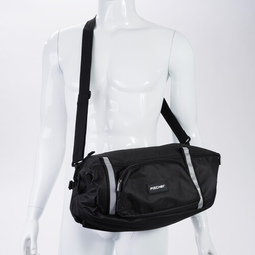 Fischer Gepäckträger-Tasche Sport Schwarz 1