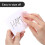 (White) Chalkboards 12 Pack Rustic Mini Chalkboard Signs Easy to Write and Wipe Out 3