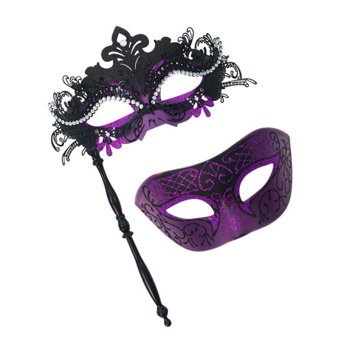 Unique Iron Craft Half Face Mask Kit Suitable For-Purple