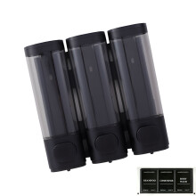 Three Mode Wall Mount Liquid Soap Dispenser 900ml Quick-Black