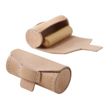 Business Gift Cylinder Cosmetic Pouches Perfect For-Nude