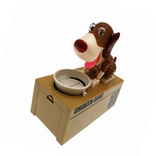 Intelligent Fun Dog Steal Coin Money Saving Box For Children-2