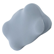 0 Oreiller en mousse à mémoire de forme avec support de-bleu lac