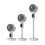 Modern ABS Desk Fan USB Charging Pedestal Fan Plastic Texture 1