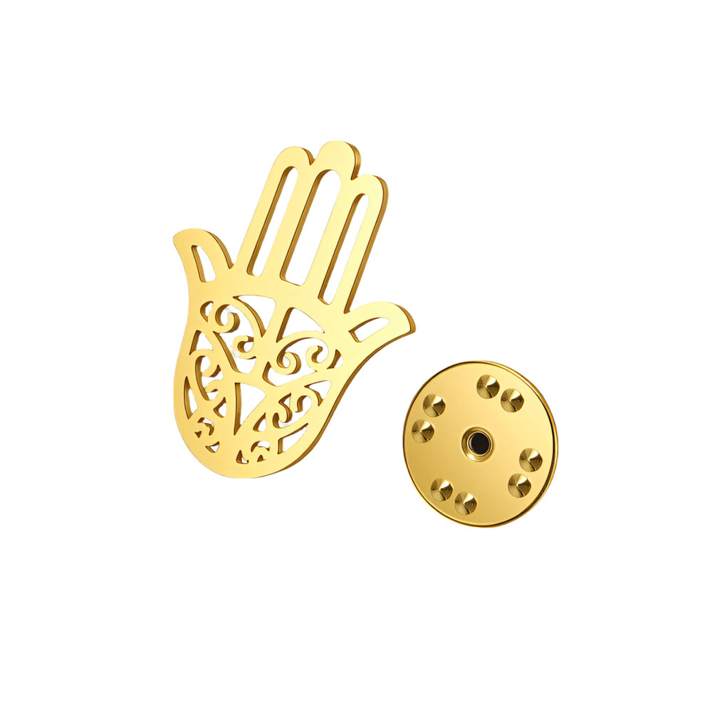 Gold Animal Design Themed Cartoon Alloy Pin Brooch For-Color D