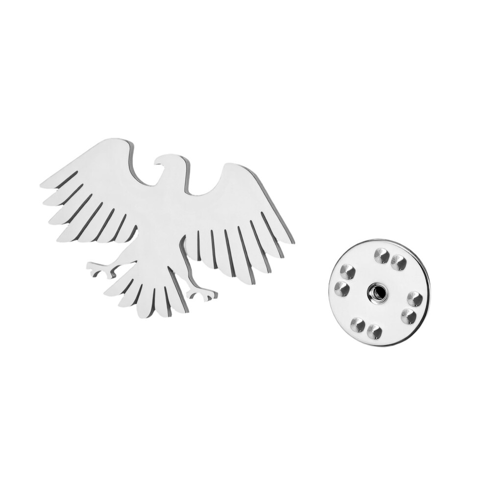 Silver Cartoon Animal Design Alloy Brooch Pin Stylish Badge- A