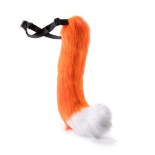 Soft And Lightweight Animal Tail Costume Prop Anime Role-Orange