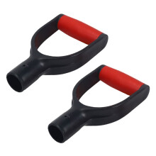 Universal Plastic Shovel Grip Spade Handle-32mm red black D