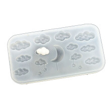 Mini Cloud Shape Silicone Mold Suitable For Soap-moon. clouds