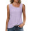Damen-Hemden mit quadratischem Ausschnitt und-Hellviolett XL 1