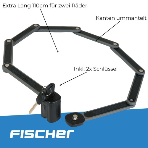 Fischer Faltschloss Soft-Touch Protec FKS110 1