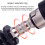 2Pcs High Precise Spring Hexagonal Shank Screwdriver Bit With 7