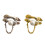 Tassels Open Rings Double Layer Adjustable Rings-Gold-color 2