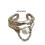 Tassels Open Rings Double Layer Adjustable Rings-Gold-color 4