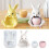 Rabbit Shape Silicone Mold For Candle Holder Epoxy Resin Soap 3