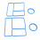 2 Pack Lid Gasket Silicone Blue for Lunch Box 1