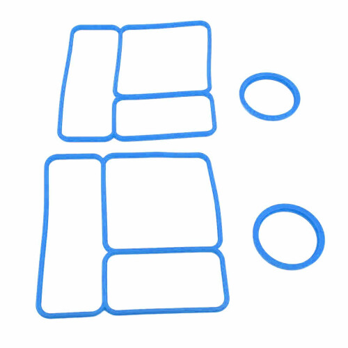 2 Pack Lid Gasket Silicone Blue for Lunch Box