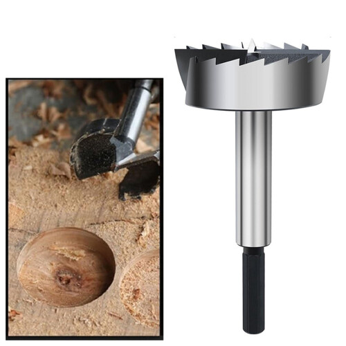 High Speed Steel Multiple Tooth Wood Drill Bit 68mm For 1