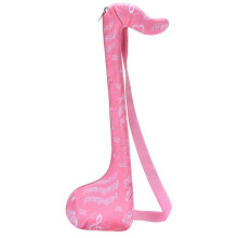 (Pink) Shock-proof Storage Pouch Case Portable Crossbody Bag for Otamatone Instrument