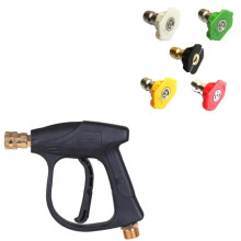 Pressure Washer Gun with Foam Cannon, 5 Nozzles M22 Quick Connect, Pressure Car Wash Sprayer