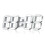(Large Without power supply) 3D Digital Wall Clock Night Light Alarm Snooze for Office Brightness Adjustable 1