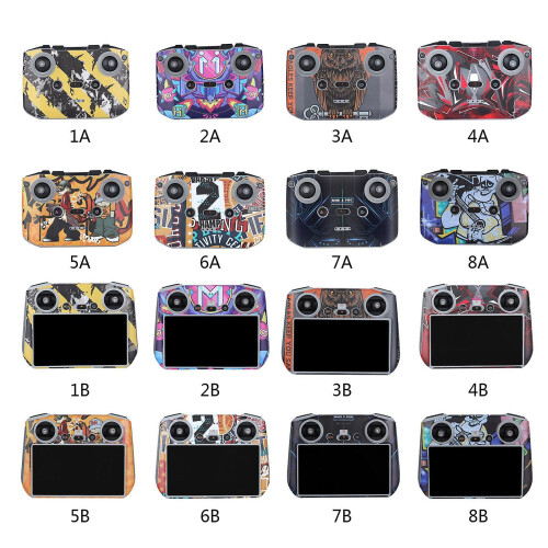 (Without screen contr, Packages eight) PVC Stickers for Mini 3 Pro Screen Remote Control Sticker Scratch Resistant 2