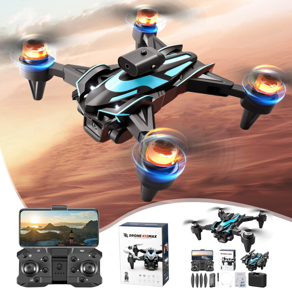 Brushless Motor Drone With 1080P Camera, Foldable Fpv Quadcopter For Adults, Obstacle Avoidance 9351714574679
