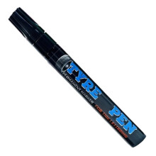Tire Paint Pen with Weatherproof NonFading Ink, Reversible QuickChange Formula for Car and Motorcycle