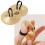 Finger Cymbal Metal Dancing Equipment Accessories-Silver 3