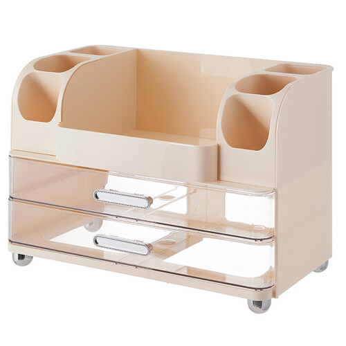 Waterproof Bathroom Storage Box Plastic-Light grass green