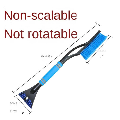 Heavy Duty Ice Scraper and Snow Brush for Car Windshield Cleaning, Dual Function Winter Snow Removal Tool 1