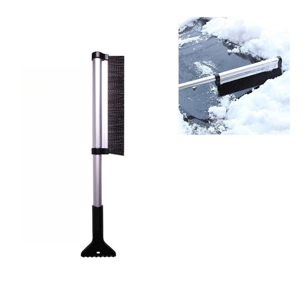 Extendable Car Snow Brush With Ice Scraper For Windshield, Telescoping Handle For Suv And Truck 9771547949206