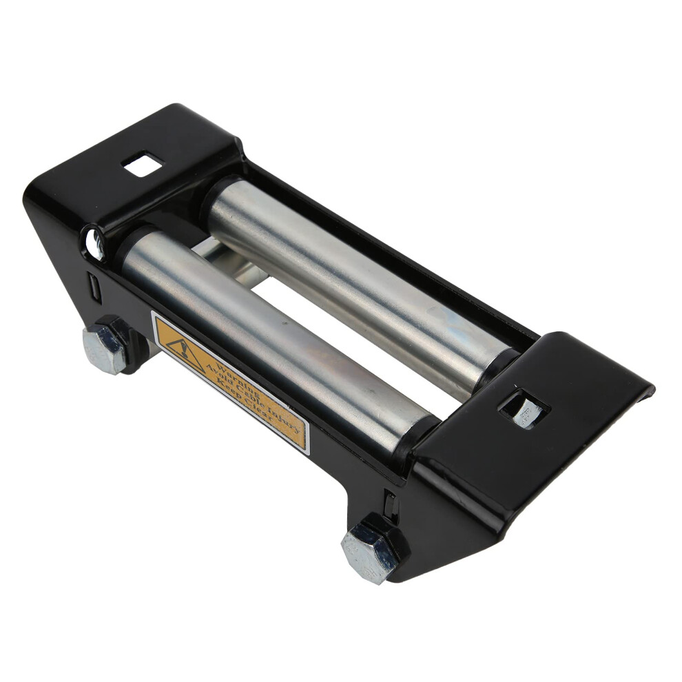 Utv Winch Roller Fairlead 6 Inch Zinc Plated Replacement For Side By Side Smooth Cable Alignment 9330225429098