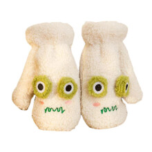 (White) Women's Winter Gloves Warm Mittens Faux Fur Gloves Cold Weather Accessories