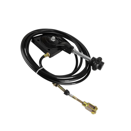 16.4ft Black Excavator Throttle Control Cable Manual HeavyDuty Replacement for Stable Engine Control 1