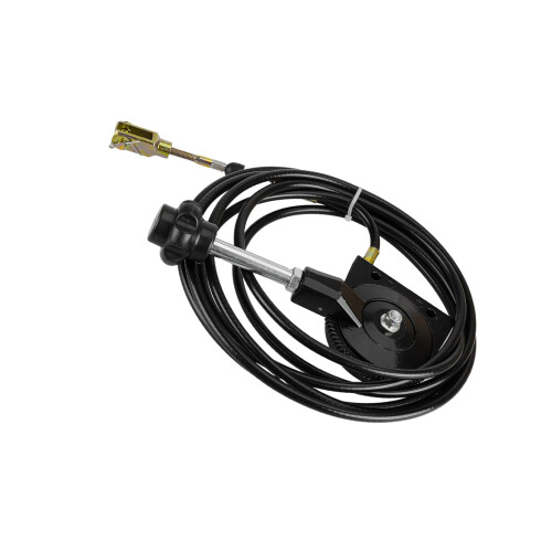 16.4ft Black Excavator Throttle Control Cable Manual HeavyDuty Replacement for Stable Engine Control 2