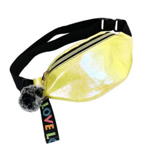Holographic Fanny Pack for Women, Shiny PU Crossbody Waist Bag with Versatile Design for Travel